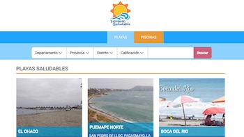 Geresa: solo Puerto Malabrigo y dos playas de Puémape son aptas para bañistas en La Libertad. (Foto: Minsa/Captura web)