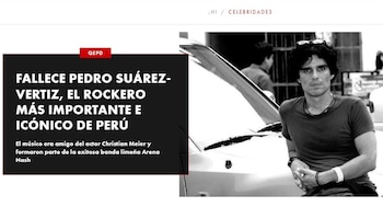 Pedro Suárez Vértiz fue catalogado