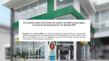 Cruz Verde no dispensará más medicamentos de la EPS Sanitas a partir de esta fecha: ya notificaron a las autoridades