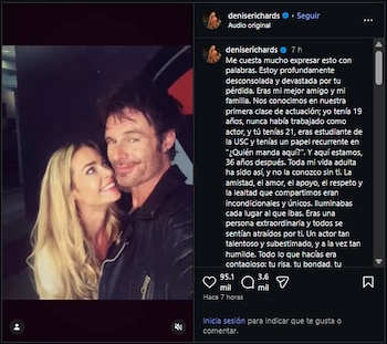 Denise Richards recordó cómo conoció a Patrick Muldoon. (Instagram)