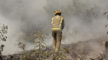 Activo un incendio en Boborás (Ourense), que calcina 20 hectáreas en una zona de orografía "compleja"