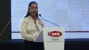 Karla Muñoz, candidata de MC