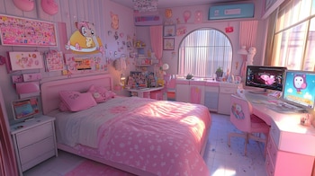 La decoración kawaii se convertido