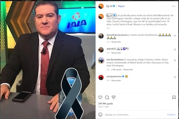 Durante su juventud, Juan Domínguez