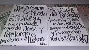 Narcomanta CJNG contra el Mayo