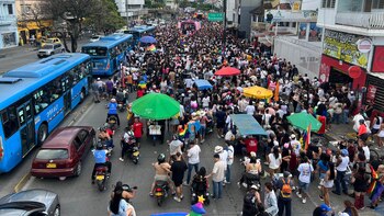 Las calles de Cali se