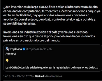 Petro habló sobre las inversiones