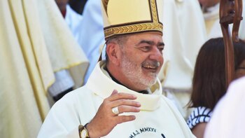 El obispo Carlos María Domínguez