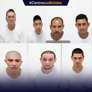 Cuatro de los condenados, incluyendo a Geovanni Vásquez y Óscar Huezo, recibieron sentencias de 51 años por cargos adicionales de asociación delictiva y conspiración. (Cortesía: Centros Judiciales)