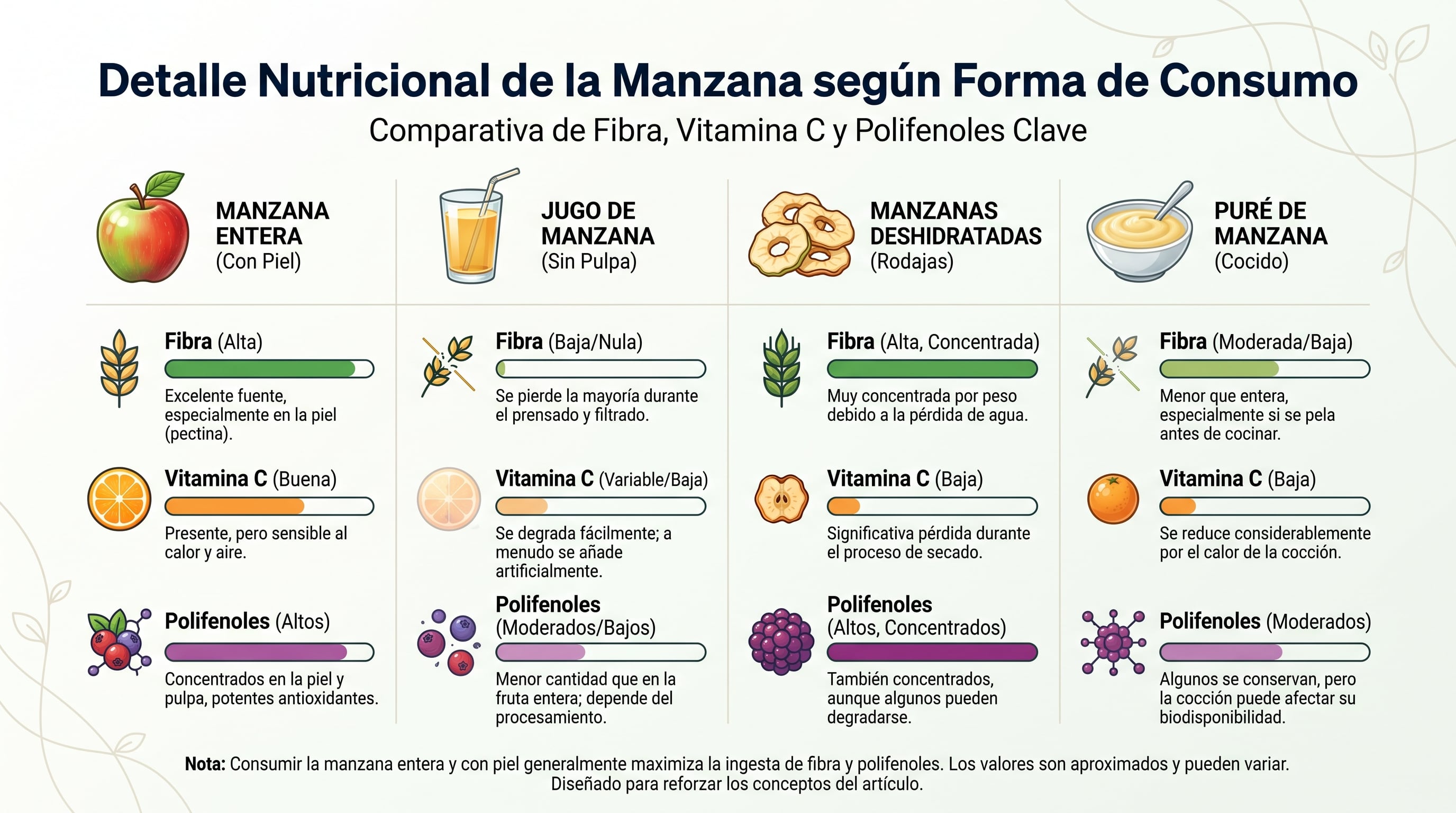 Los polifenoles y las antocianinas de la manzana contribuyen a la protección celular y a la reducción del riesgo cardiovascular - (Imagen Ilustrativa Infobae)