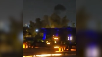 Dois drones iranianos atingidos