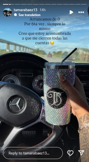 "Creo que estoy acostumbrada", expresó