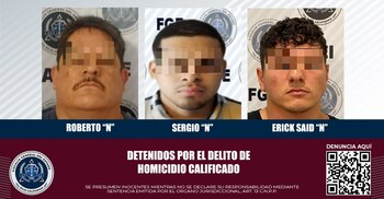 Estas tres personas habrían asesinado