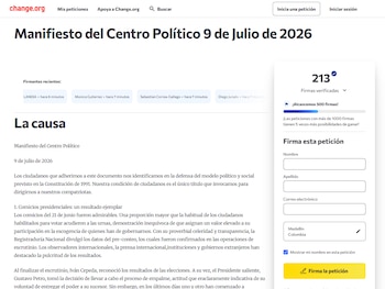 El documento sostuvo que las diferencias por las elecciones deben tramitarse dentro de los mecanismos previstos por la Constitución - crédito change.org