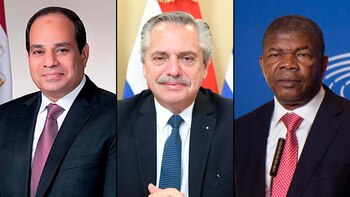 Abdelfatah El-Sisi, Alberto Fernandez y