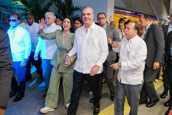 El presidente Luis Abinader en