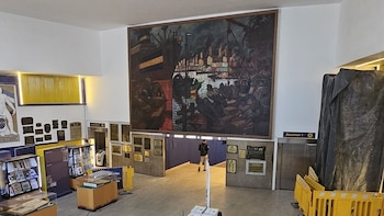 Boca Juniors restaurará el histórico cuadro pintado por Benito Quinquela Martín exhibido en el hall de la Bombonera: “Puede valer millones”