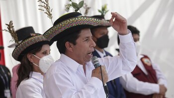 Pedro Castillo en Ayacucho.