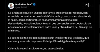 Nadia Blel cuestionó el Consejo