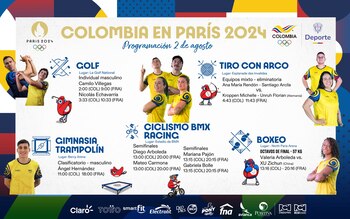 Agenda de los deportistas colombianos