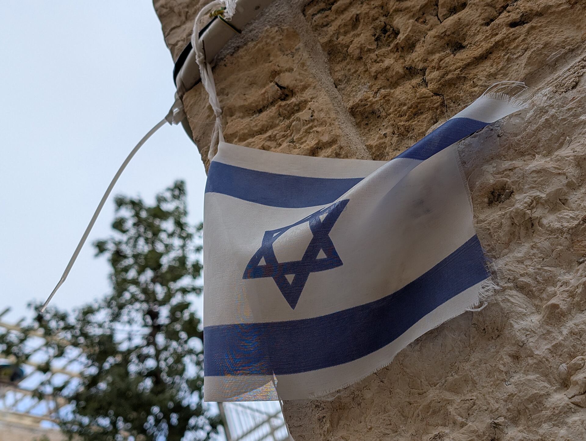 Una postal de la visita a Jerusalén