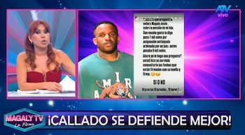 Magaly Medina furiosa con Farfán por mencionar a su padre: “No le llegas ni a la uña de los pies”. Captura: Magaly TV La Firme.