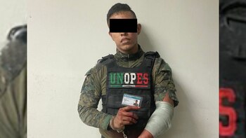 Este supuesto soldado se encontraba