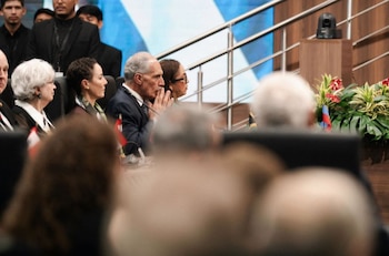 El presidente Nasry Asfura participó en la 56 Asamblea General de la OEA, donde hizo un llamado a fortalecer la unidad continental. Durante su intervención, Asfura destacó la importancia de una América más integrada para enfrentar los desafíos del futuro. (Foto: Cortesía)