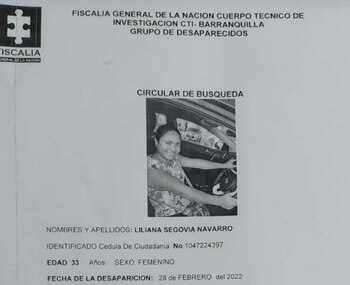mujer desaparecida barranquilla
