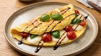 Receta de omelette capresse, rápida y fácil