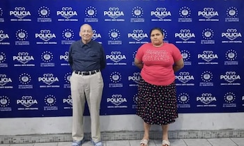 El apóstol Santiago fue detenido el febrero pasado en El Salvador, mientras se movilizaba con un menor de edad./ PNC