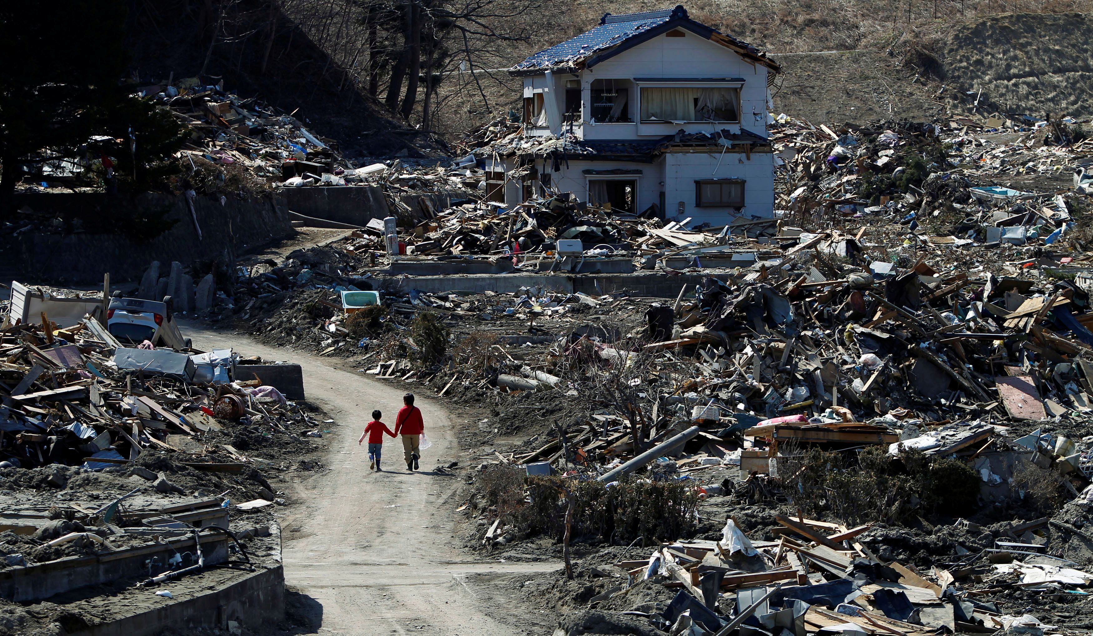 La liberación de materiales radiactivos forzó la evacuación de más de 150.000 personas y dejó pueblos fantasma en el noreste de Japón (Reuters/Toru Hanai)