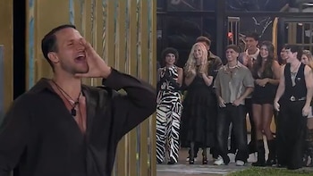 Así fue el ingreso de Fabio Agostini, el explosivo mediático de La Casa de los Famosos, en el intercambio con Gran Hermano