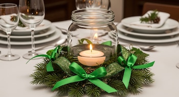 Los tarros de vidrio con