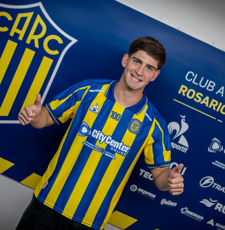 El delantero Tomás Badaloni se sumó a Rosario Central después de un paso por Necaxa de México