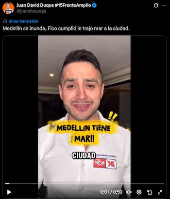 Juan David Duque cuestionó a