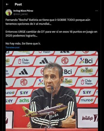 El periodista venezolano pidió la