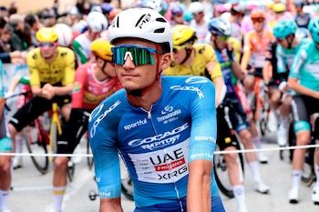 Después de varios meses de ausencia por lesión, el oriundo de Ensenada vuelve a lo más alto del ciclismo internacional y llegará motivado para el Tour de France. (EFE/EPA/ROBERTO BETTINI/Archivo)