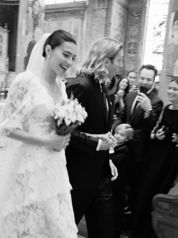 Rocío Crusset ha compartido las imágenes de su boda con Charlie Schein en sus redes. (Instagram @rociocrusset)