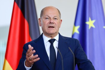 El canciller alemán Olaf Scholz