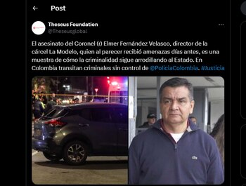 La fundación Theseus indicó que,