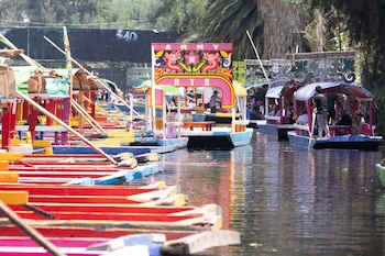 El proyecto comunitario de ARMYs mexicanos transforma los tradicionales canales de Xochimilco en una fiesta colectiva llena de K-Pop. (FOTO: EDGAR NEGRETE LIRA/CUARTOSCURO.COM)