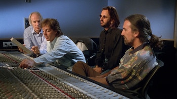 1995: George Martin, Paul, Ringo