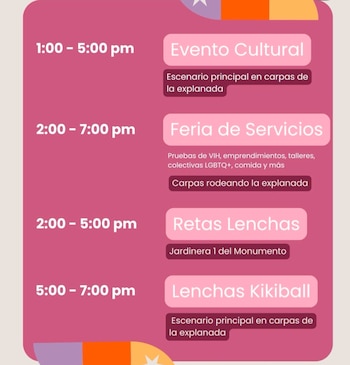 Actividades de la Marcha Lencha 2026 - (Instagram)