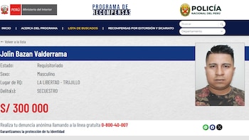 Gobierno incorpora recién a Jolín Bazán entre los más buscados: ofrece S/300 mil por el paradero del líder de ‘La Jauría’