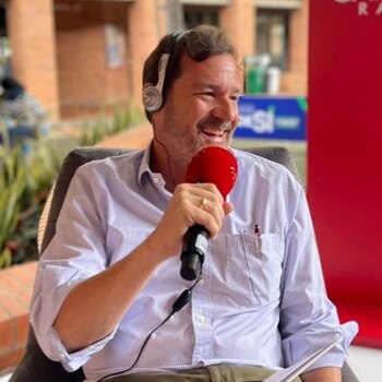 Esteban Piedrahita, el rector de la Icesi, sugirió que las marchas serían inoficiosas, y que es mejor que el mandatario "trabaje" - crédito Estebanpie/X