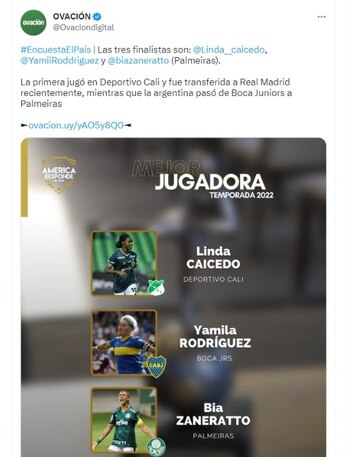 La atacante cafetera tuvo un