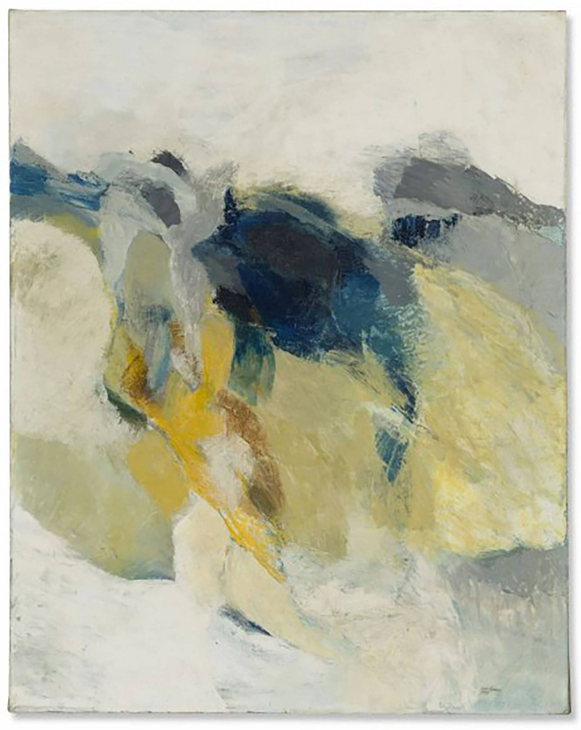 Eva Hesse, Formas del paisaje (1959). Cortesía de Christie’s.