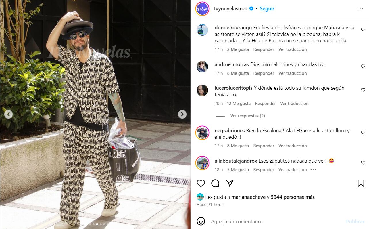 Faisy también fue captado por la revista TVyNovelas. Usuarios de redes especularon sobre los motivos por los que no se saludaron