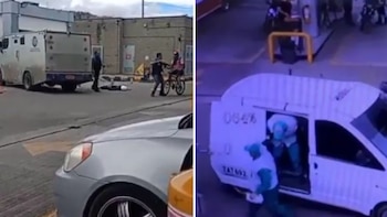 Balacera durante robo a carro de valores en estación de gasolina de Soacha dejó un asaltante muerto: este es el estado de salud de los escoltas